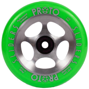 Proto Slider Starbright Wheels - 110mm - Green - Pair