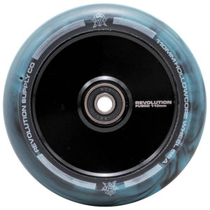 Revolution Fused Hollowcore Wheel - 110mm - Black/Blue Swirl