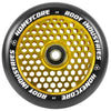 Thumbnail for Root Honeycore Pro Scooter Wheels - 110mm - Black on Gold - Pair