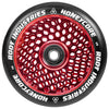 Thumbnail for Root Honeycore Pro Scooter Wheels - 110mm - Black on Red - Pair