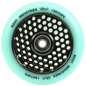 Root Honeycore Wheel - 110mm - Isotope - Teal on Black - Pair
