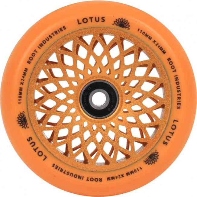 Root Lotus Pro Scooter Wheels - 110mm - Orange - Pair