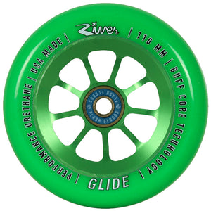 River Glide Wheel - 110mm - Emerald - Pair
