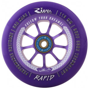 River Glide Jordan Clark Signature Wheel - 110mm - Purple - Pair