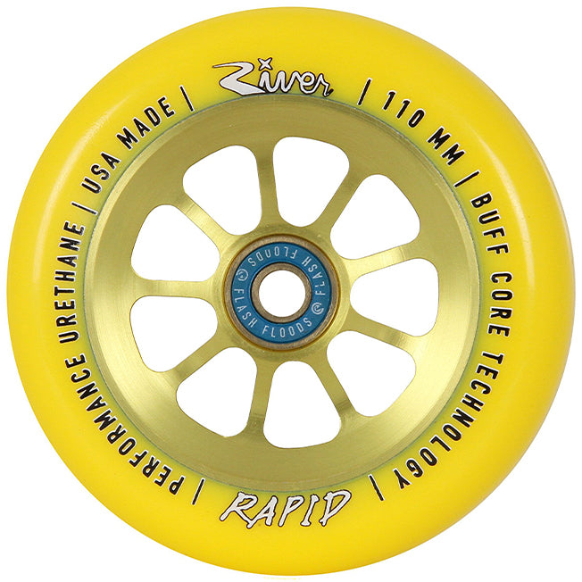 River Rapids Pro Scooter Wheels - 110mm - Sunrise - Pair