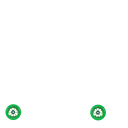 River Glide Scooter Wheels - 110mm - Emerald - Pair