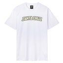 Santa Cruz Arch Strip T-Shirt - White