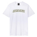 Santa Cruz Arch Strip T-Shirt - White