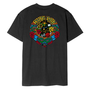Santa Cruz Dressen Mash Up Opus T-Shirt - Black