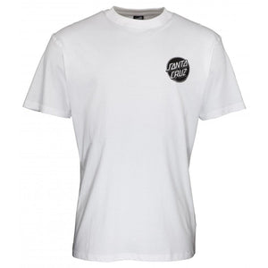Santa Cruz Contra Dot Mono T-Shirt - White