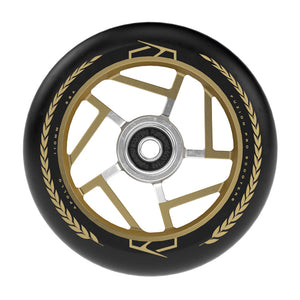Fuzion Apollo Wheel - 110mm - Black/Gold - Pair