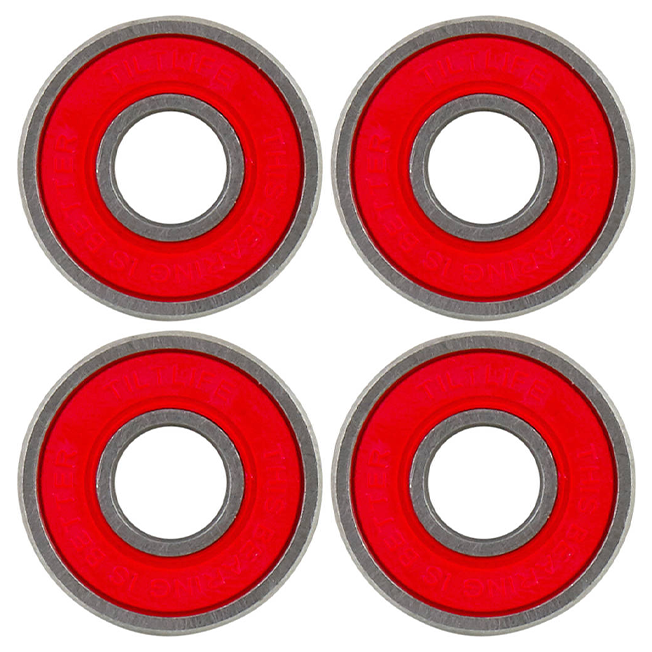 Tilt Better Bearing and Spacer Set - Red