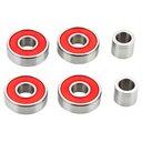Tilt Better Bearing and Spacer Set - Red