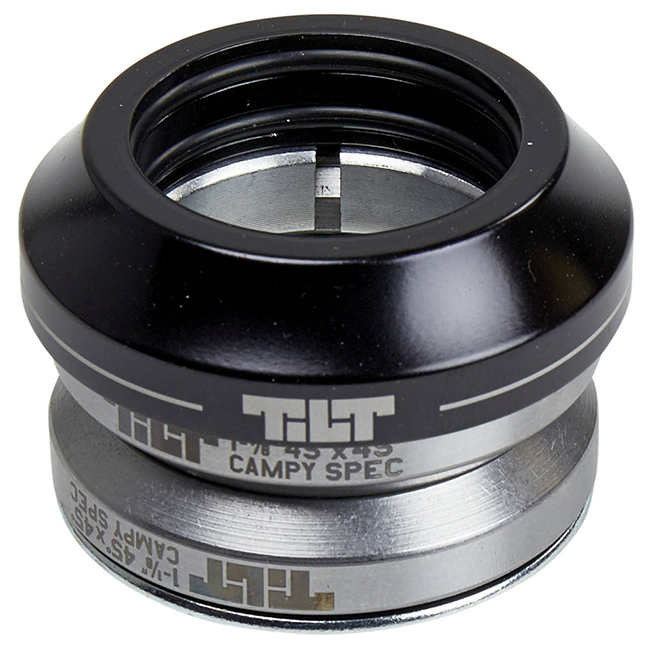 Tilt Integrated Tall Stack Pro Scooter Headset - Anodized Black